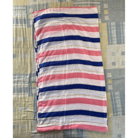 Bebe One Size Multicolor Striped Women's Wrap Sheet - Picture 3 of 11